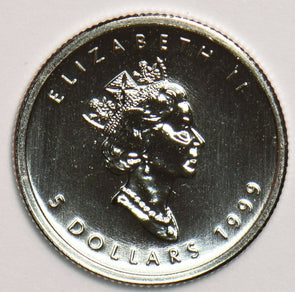 Canada 1999 5 Dollars platinum 1/10oz Platinum Maple GL0171 combine shipping