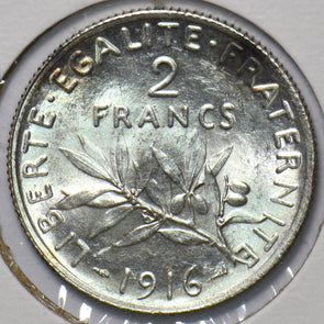 France 1916 2 Francs 294284 combine shipping