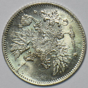 Finland 1917 25 Pennia Eagle animal 294485 combine shipping