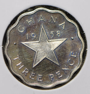 Ghana 1958 3 Pence  291939 combine shipping