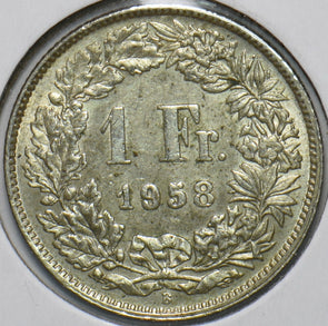 Switzerland 1958 Franc 193852 combine shipping