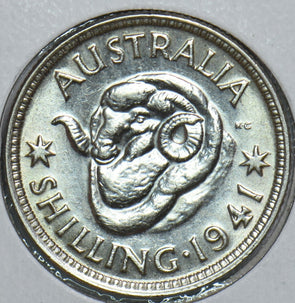 Australia 1941 Shilling Merino ram 198914 combine shipping