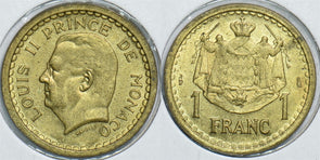 Monaco 1945 Franc 198439 combine shipping