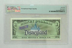 Disney Dollar 2001 Dollar PMG Choice UNC 64EPQ DIS71. Sorcerer Mickey. Disneyla