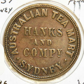 Australia 1857 1/2 Penny Emu animal Kangaroo Sydney AU0082 combine shipping