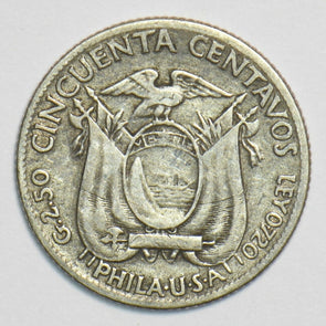 Ecuador 1928 50 Centavos 197566 combine shipping