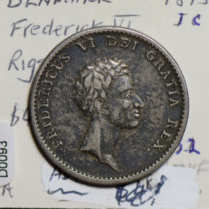 Denmark 1813  silver Rigsbankdaler D0093 combine shipping