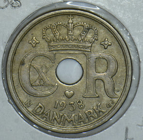 Denmark 1938 25 Ore 290851 combine shipping