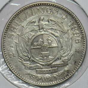 South Africa 1896 2.5 Shillings 2 1/2 Eagle animal 491299 combine shipping
