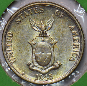 Philippines 1945 D 20 Centavos Eagle animal 294878 combine shipping