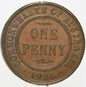 Australia 1936 Georgivs V Penny 292852 combine shipping