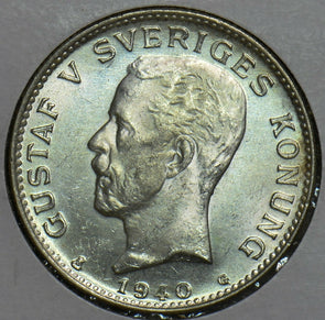 Sweden 1940 Krona 240653 combine shipping