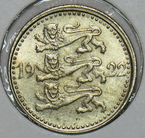 Estonia 1922 Mark AU UNC E0128 combine shipping