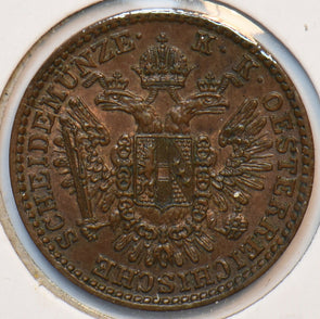 Austria 1851 A 1/2 Kreuzer Eagle animal 193390 combine shipping
