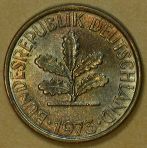 Germany 1973 5 Pfennig 191975 combine shipping
