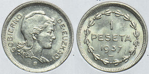 Spain 1937 Peseta Revolution 153808 combine shipping