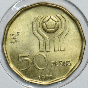 Argentina 1977 50 Pesos Soccer 198810 combine shipping