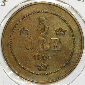 Sweden 1905 5 Ore 297934 combine shipping