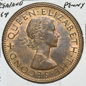 New Zealand 1964 Penny Tui Bird 198923 combine shipping