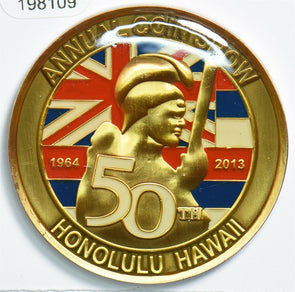 Hawaii 2013 Medal Annual coin show. 50th Honolulu Hawaii 1964-2013 198109 combin