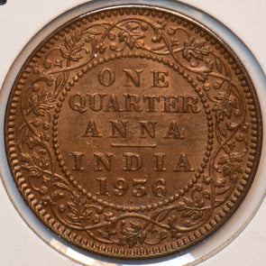 India British 1936 1/4 Anna 902456 combine shipping