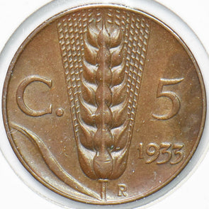 Italy 1933 5 Centesimi Vittorio Emanvele III 292967 combine shipping