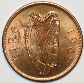 Ireland 1967 1/2 Penny Sow with piglets animal 240316 combine shipping