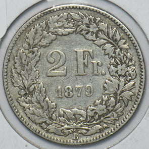 Switzerland 1879 2 Francs 151180 combine shipping