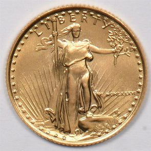 1986 5 Dollars gold GEM BU 1/10oz gold eagle GL0241 combine shipping