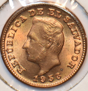 El Salvador 1956 Centavo BU 295359 combine shipping