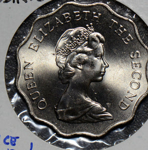 Hong Kong 1975  2 Dollars   gem BU H0051  combine shipping