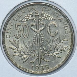 Bolivia 1939 50 Centavos 295614 combine shipping