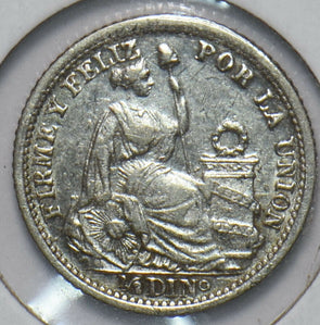 Peru 1903 1/2 Dinero 192651 combine shipping
