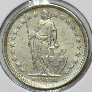 Switzerland 1961 1/2 Franc 151094 combine shipping