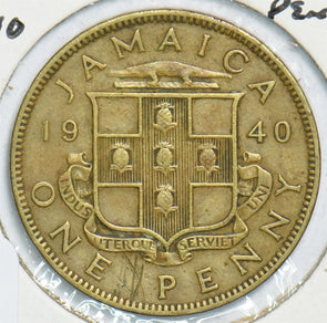 Jamaica 1940 Penny 153847 combine shipping