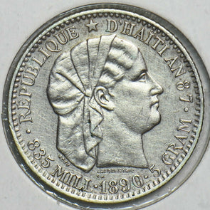 Haiti 1890 20 Centimes 298138 combine shipping