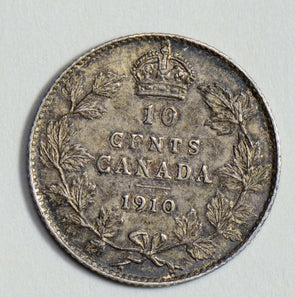 Canada 1910 10 Cents silver  CA0281 combine shipping