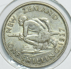 New Zealand 1937 Shilling 0 240896 combine shipping