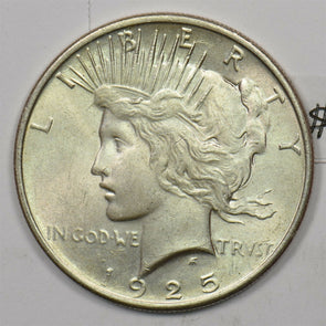 1925 Peace Dollar Silver MS+ U0260