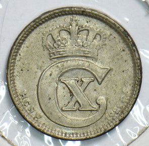Denmark 1921 10 Ore 198307 combine shipping