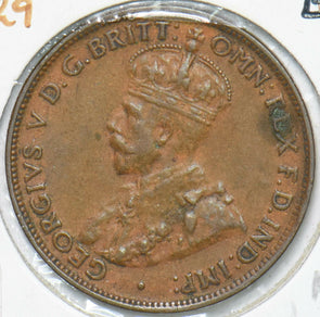 Australia 1929 Georgivs V 1/2 Penny 192036 combine shipping