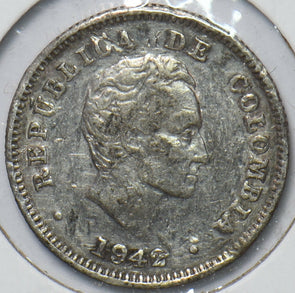 Colombia 1942 10 Centavos Eagle animal 150666 combine shipping