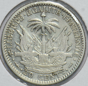 Haiti 1894 20 Centimes 490338 combine shipping