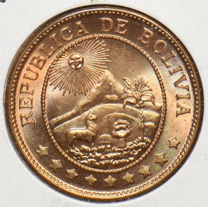 Bolivia 1942 50 Centavos 295541 combine shipping