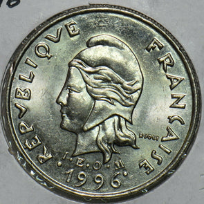 French Polynesia 1996 10 Francs BU 196985 combine shipping