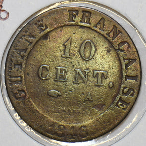 Guyana 1846 10 Cents F0138 combine shipping