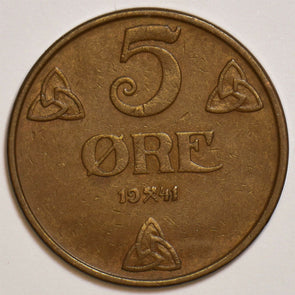 Norway 1941 5 Ore 240697 combine shipping
