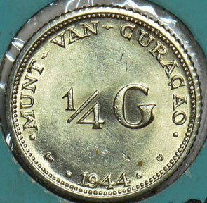 Netherlands 1944 D 1/4 Gulden 240649 combine shipping