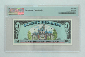Disney Dollar 1987 A Dollar PMG Superb Gem UNC 67EPQ DIS2. Mickey. Sleeping Beau
