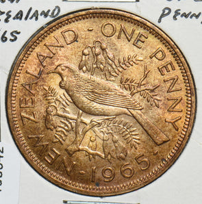 New Zealand 1965 Penny Tui Bird 198942 combine shipping